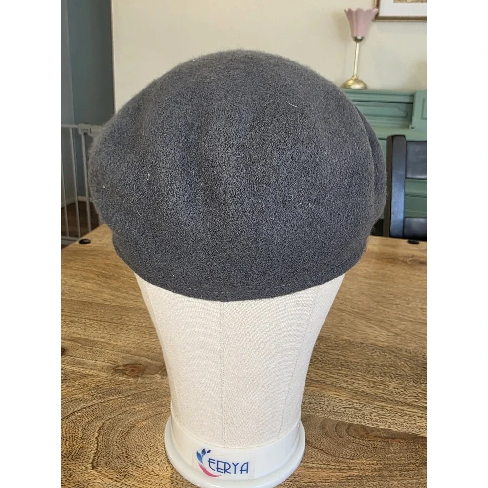 Epoch‎ Hats Company Newsboy Golf Hat  100% Wool Cap Mens Size Large Gray